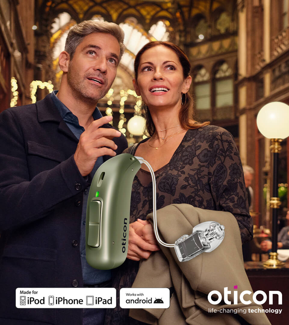 Oticon Real kuulokoje